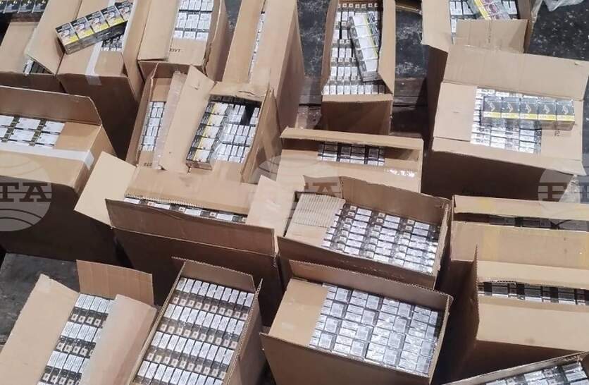 Пресечен е опит за контрабанда на 1500 кутии цигари на граничен пункт „Лесово”
