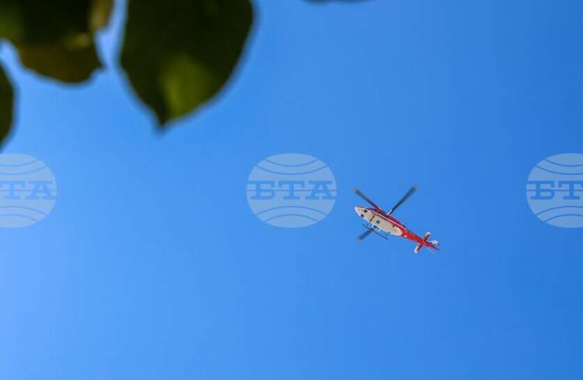 Въздушната линейка транспортира родилка с обилна кръвозагуба от Благоевград към столична болница