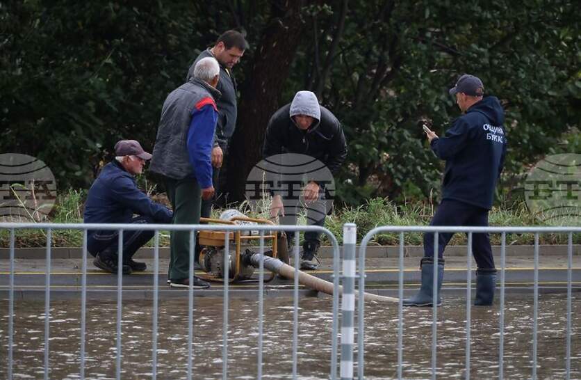 Абсолютен рекорд по количество валеж е отчетен в Бургас – 249 литра на кв. м