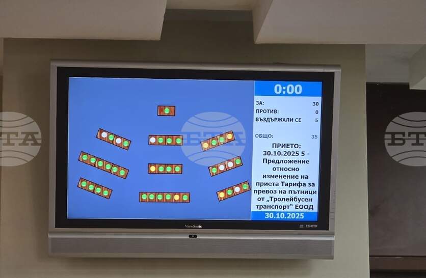 Хартиеният билет за градски транспорт в Плевен става 0,80 евро от януари