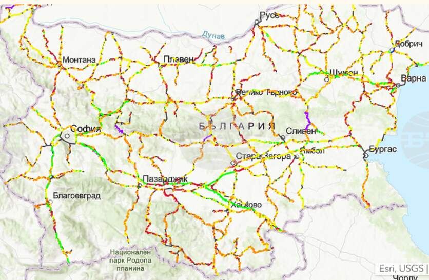 Състоянието на безопасността на пътната мрежа е неравномерно, показа оценка на Държавна агенция „Безопасност на движението по пътищата“